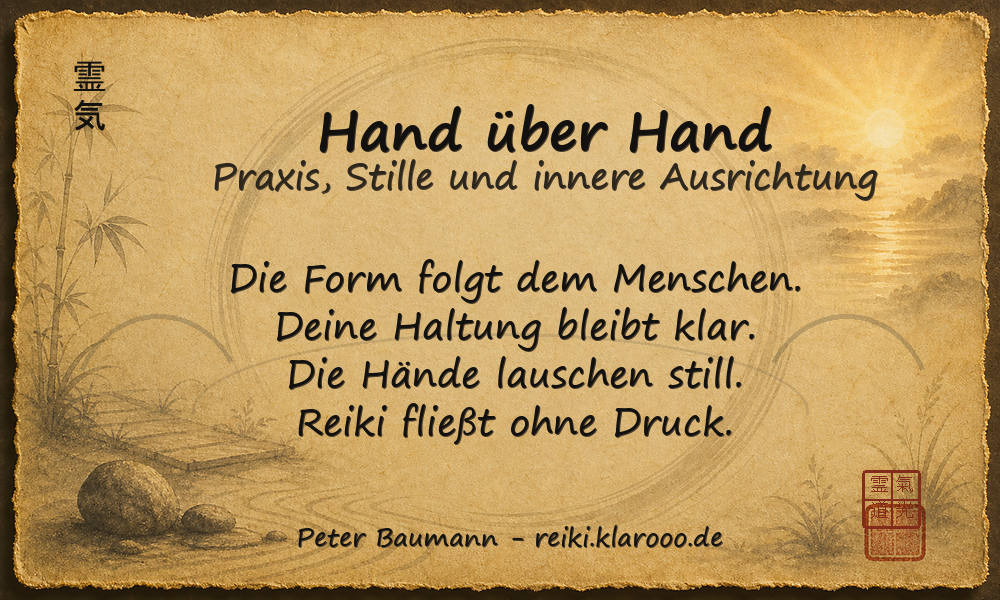 Tageskarte: Hand über Hand