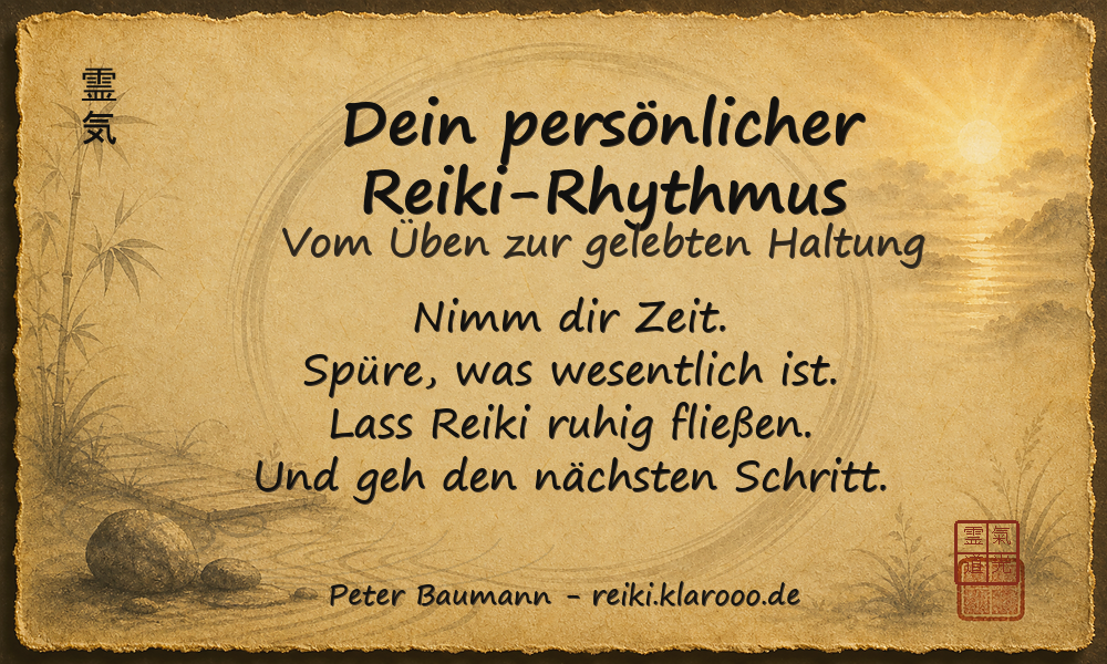 Tageskarte: Dein persönlicher Reiki-Rhythmus