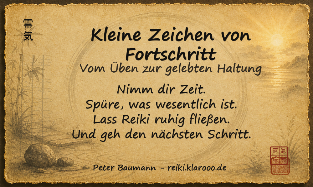 Tageskarte: Kleine Zeichen von Fortschritt