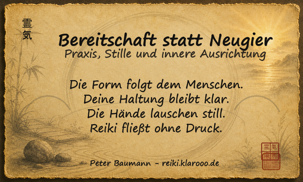 Tageskarte: Bereitschaft statt Neugier