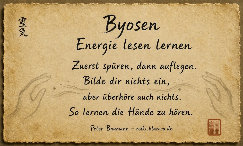 Tageskarte: Byosen Energie lesen lernen