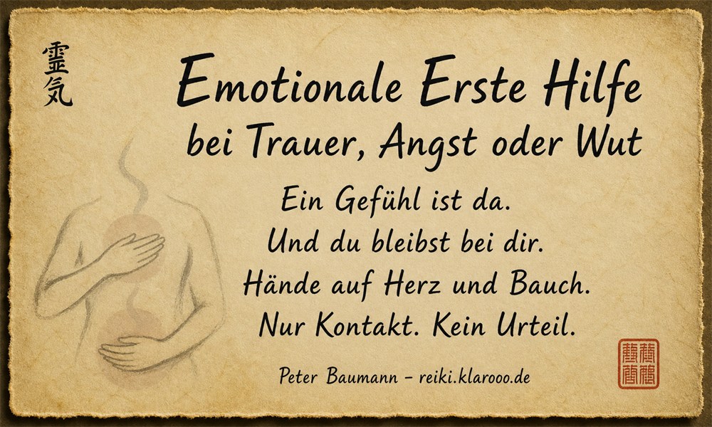 Tageskarte: Emotionale Erste Hilfe