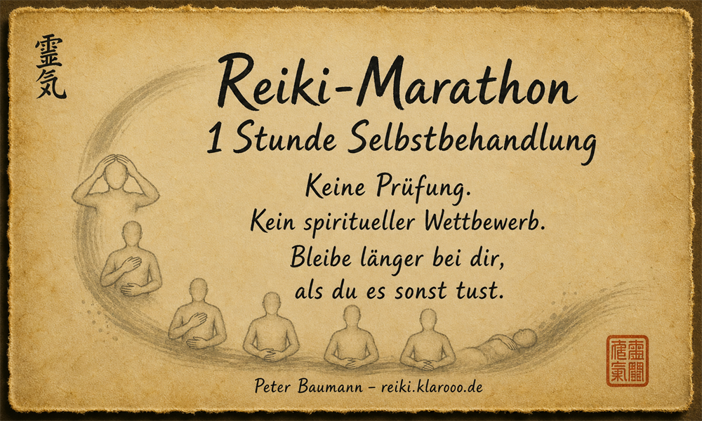 Tageskarte: Dein Reiki-Marathon – 1 Stunde Selbst-Reiki