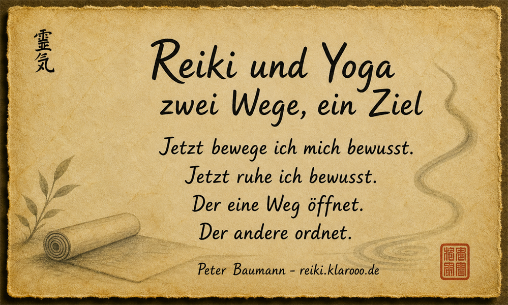 Tageskarte: Reiki und Yoga