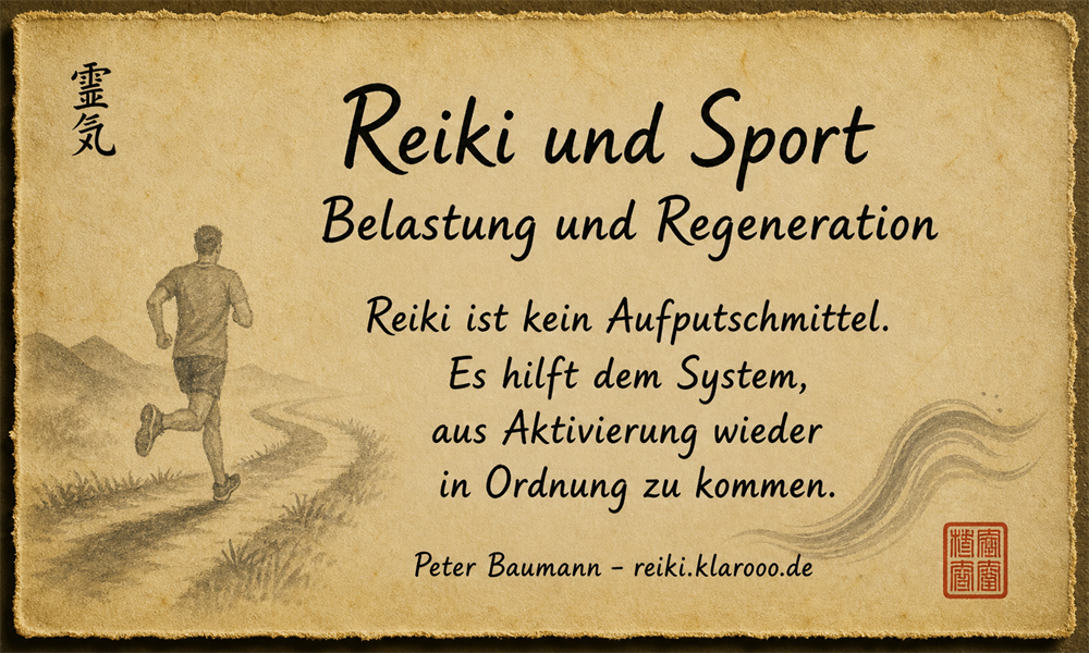 Tageskarte: Reiki und Sport