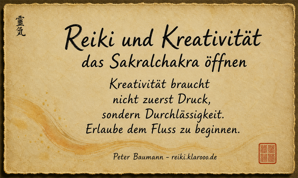 Tageskarte: Reiki und Kreativität