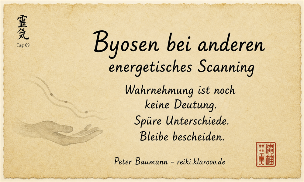 Tageskarte: Byosen bei anderen erkennen