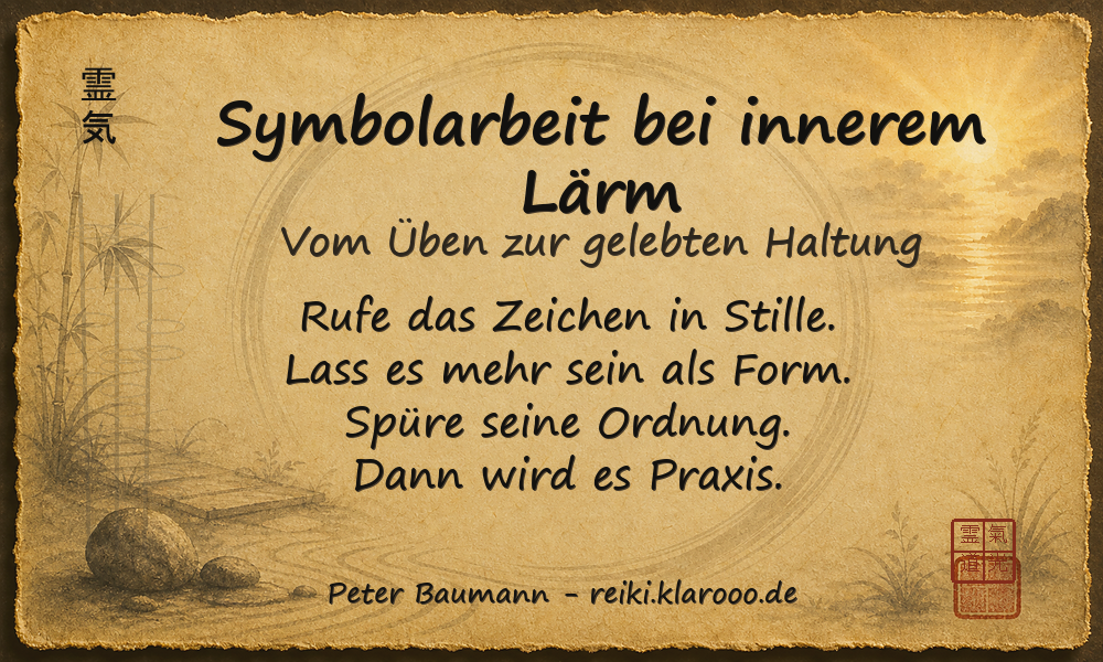 Tageskarte: Symbolarbeit bei innerem Lärm