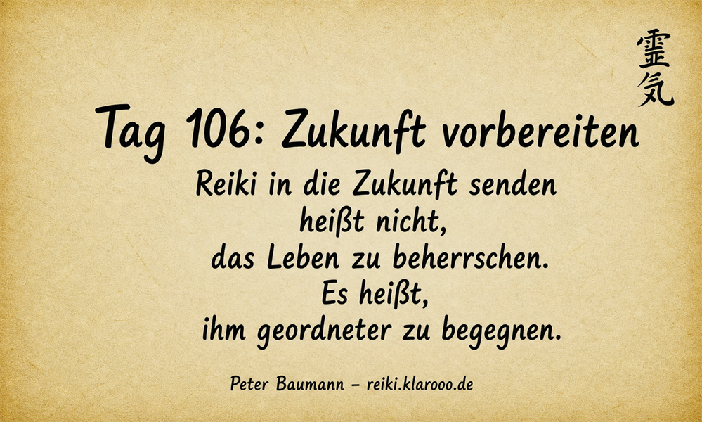 Tageskarte: Zukunft vorbereiten