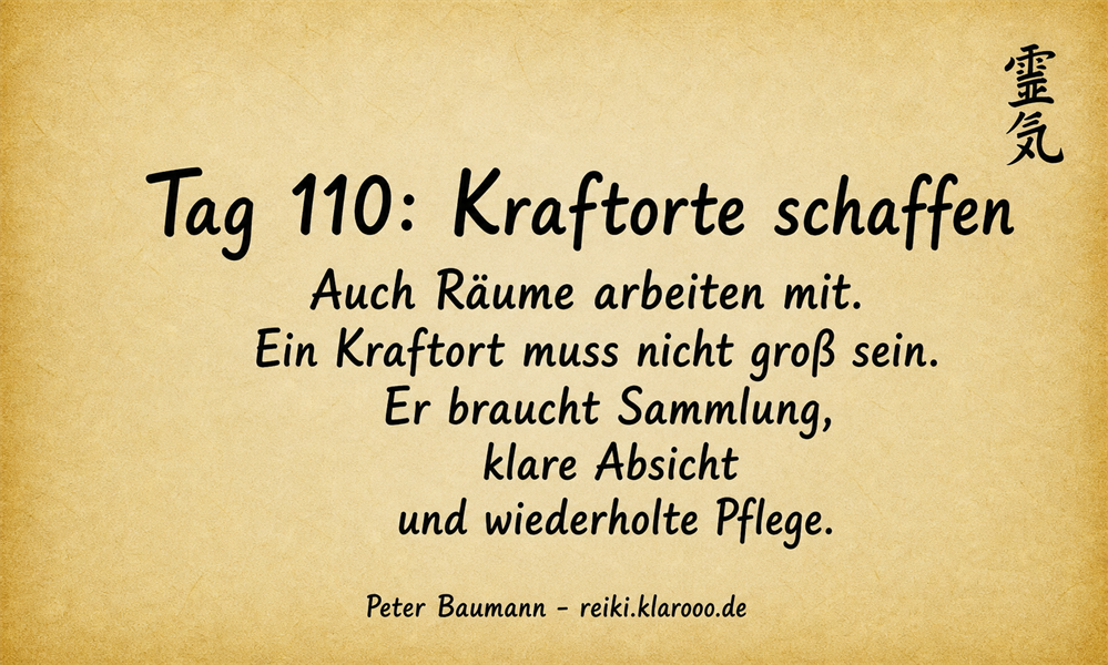 Tageskarte: Kraftorte mit Cho Ku Rei schaffen
