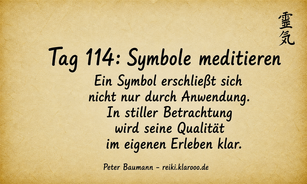 Tageskarte: Symbole meditieren