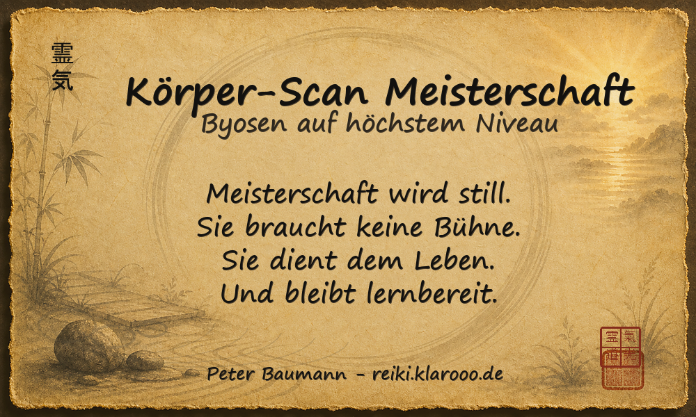 Tageskarte: Körper-Scan Meisterschaft