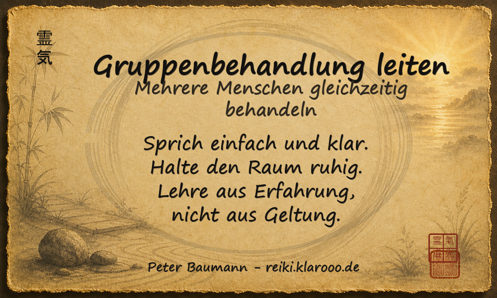 Tageskarte: Gruppen-Session leiten