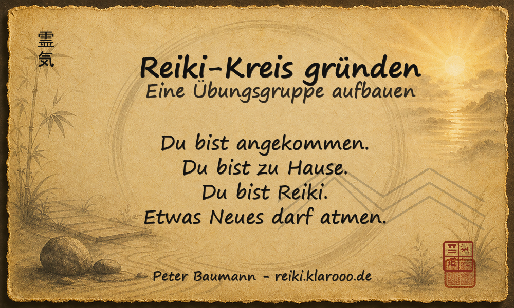 Tageskarte: Reiki-Kreis gründen