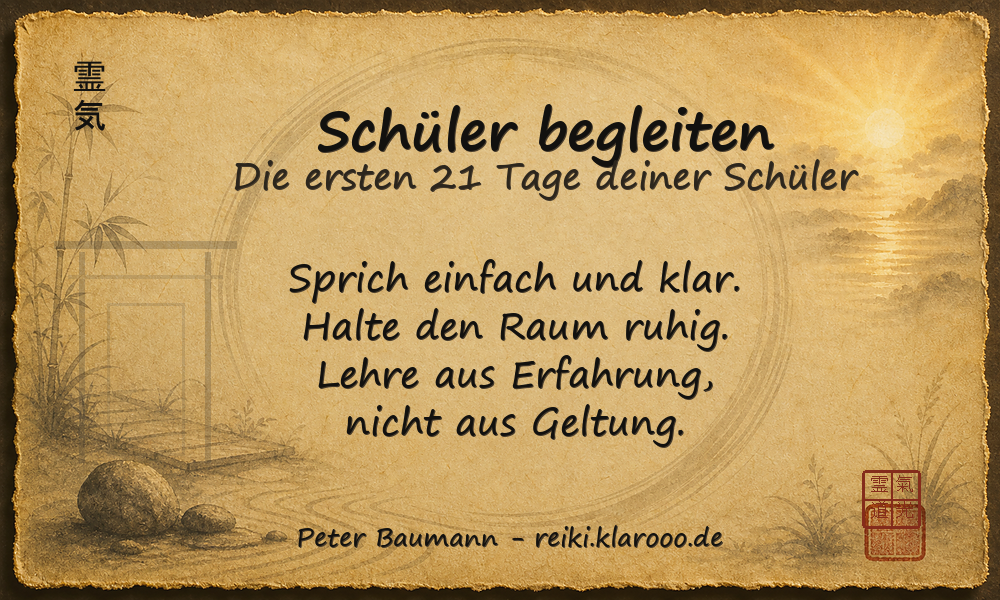 Tageskarte: Schüler begleiten