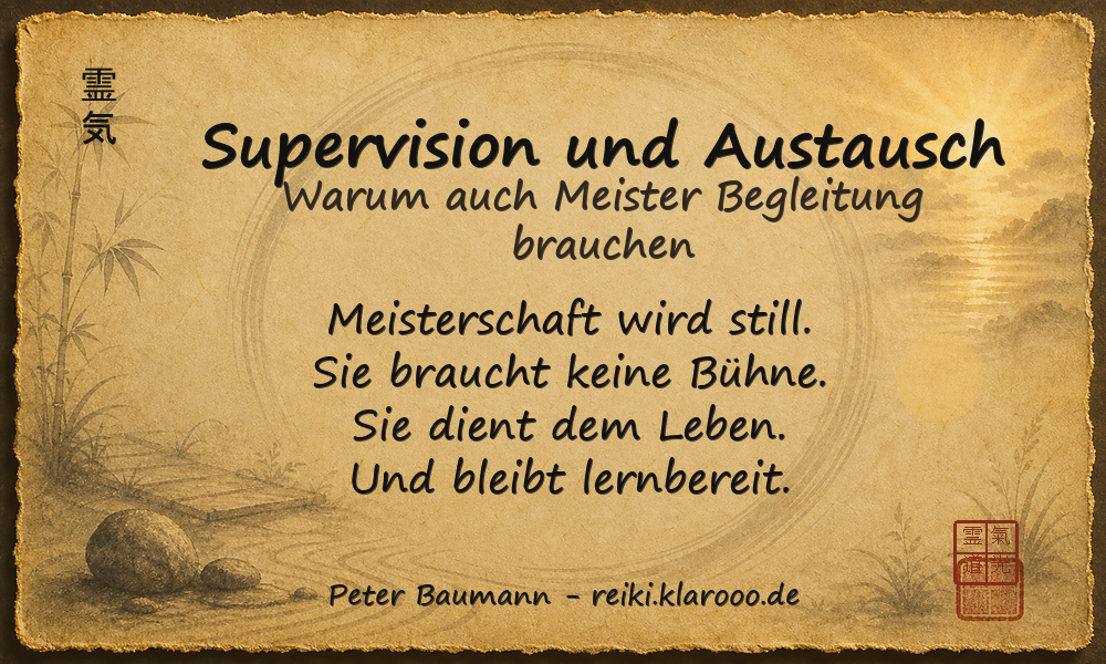 Tageskarte: Supervision und Austausch