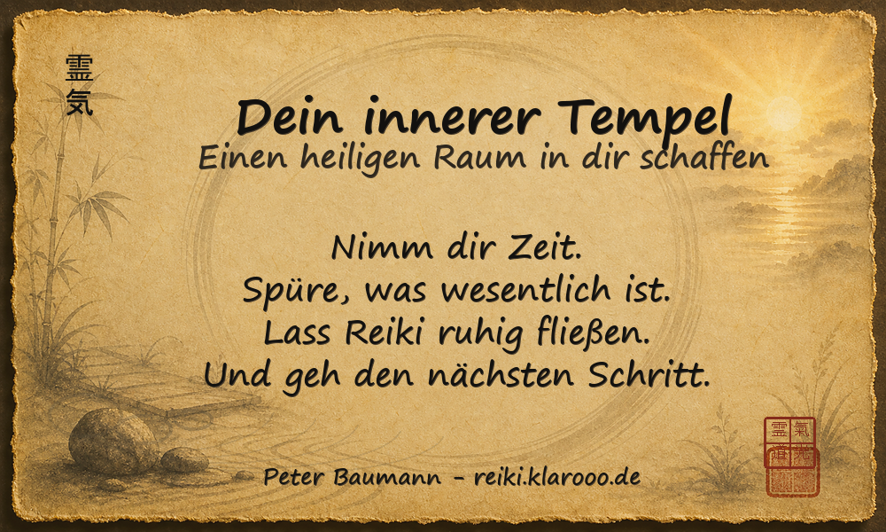 Tageskarte: Dein innerer Tempel