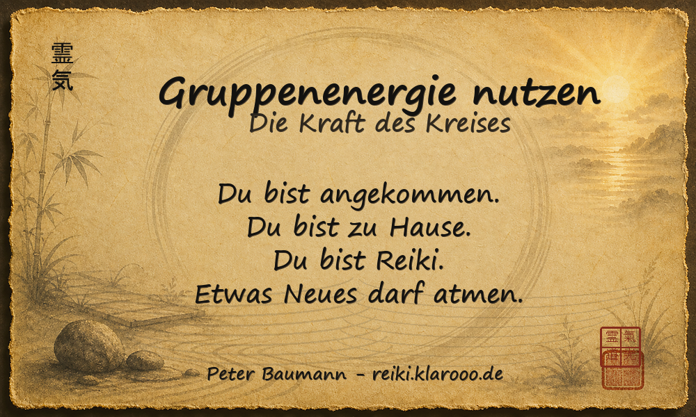 Tageskarte: Gruppenenergie nutzen