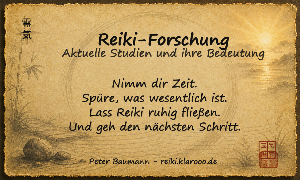 Tageskarte: Reiki-Forschung