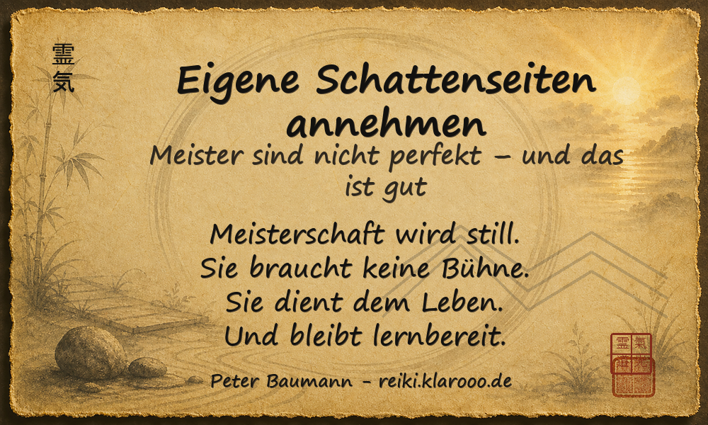 Tageskarte: Eigene Schattenseiten annehmen
