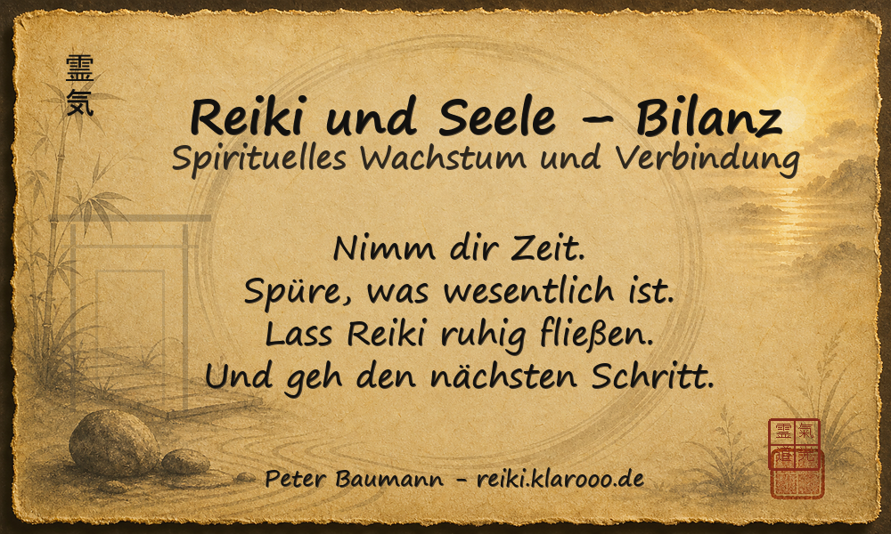 Tageskarte: Reiki und Seele Bilanz