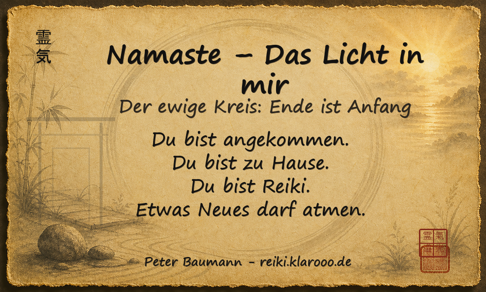Tageskarte: Namaste Das Licht in mir