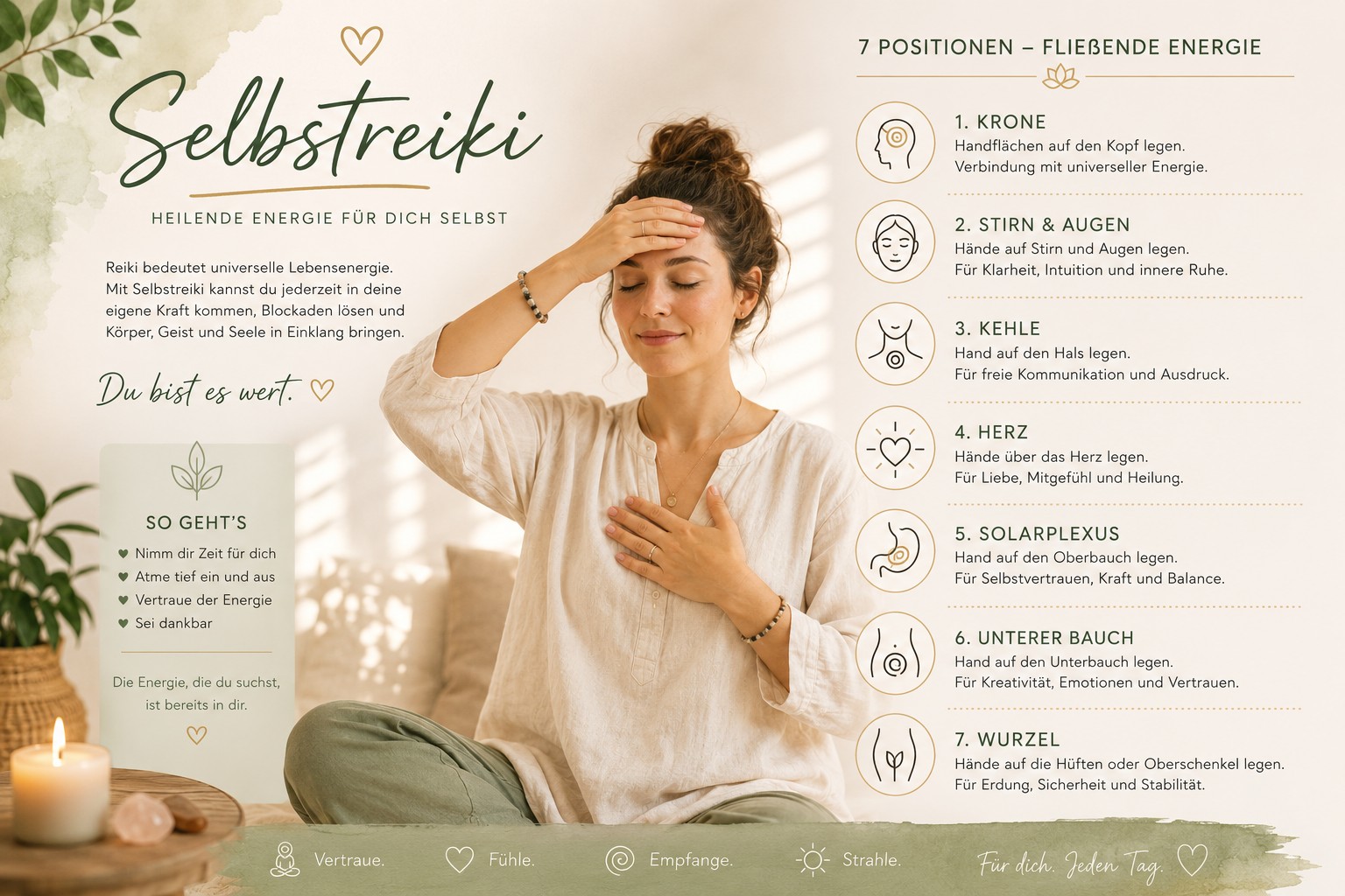 Fortgeschrittene Handpositionen