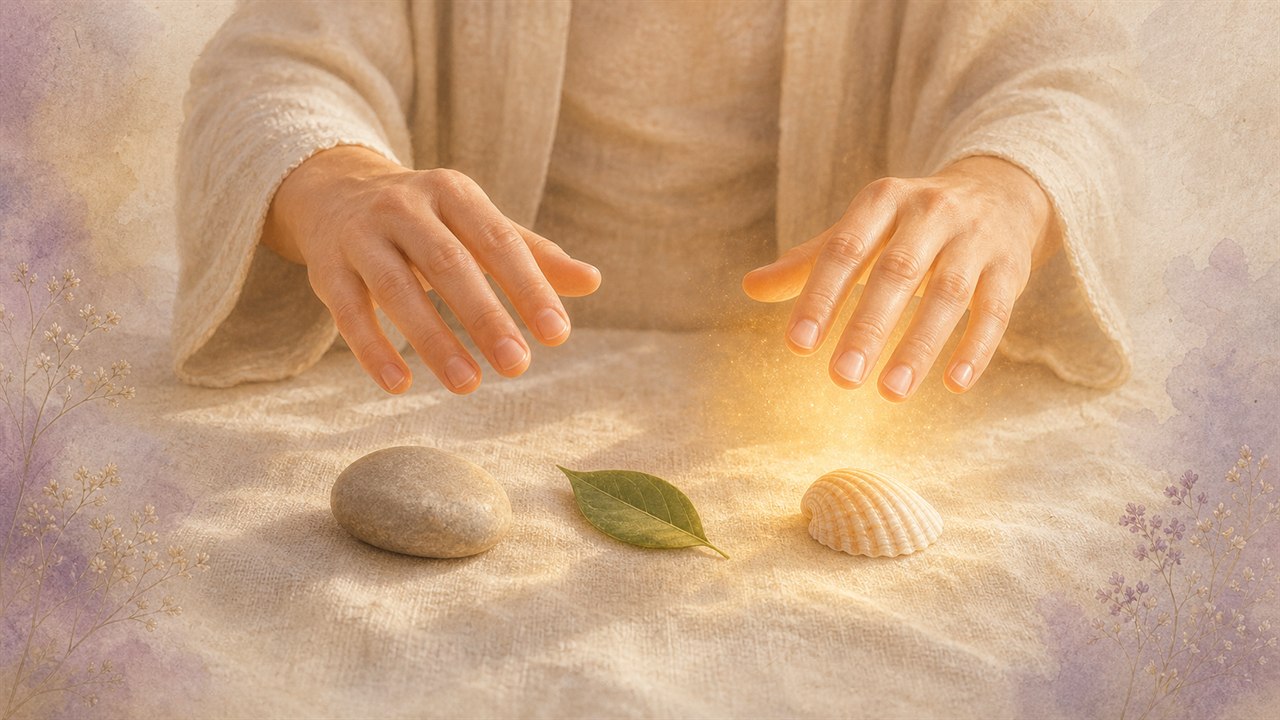 Mãos percebem intuitivamente sobre objetos naturais